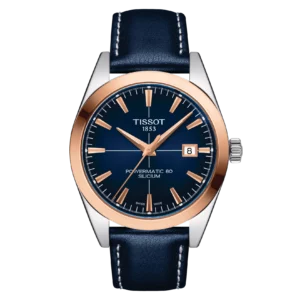 TISSOT GENTLEMAN POWERMATIC 80 SILICIUM SOLID 18K GOLD BEZEL T927.407.46.041.01