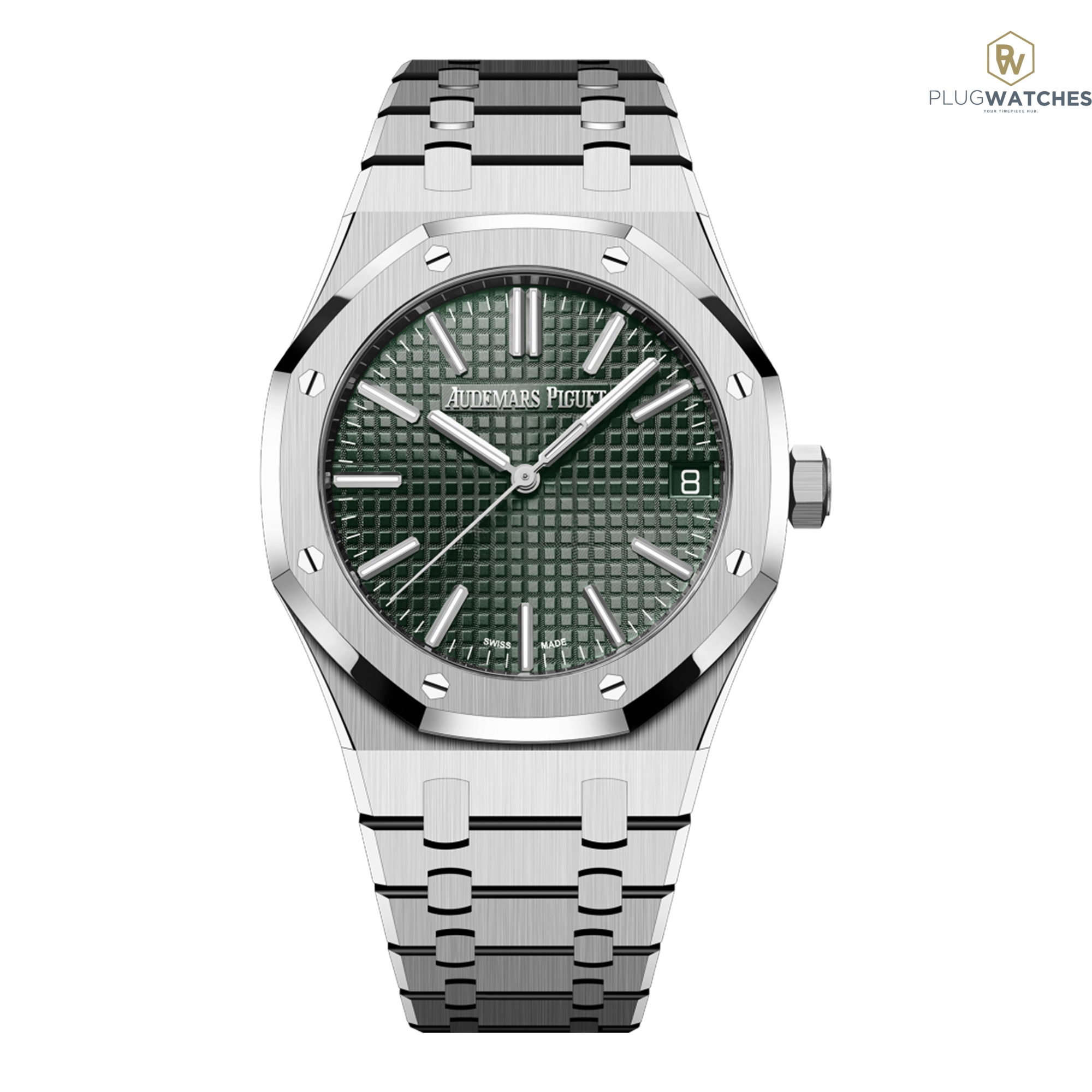 AUDEMARS PIQUET ROYAL OAK 50TH ANNIVERSARY GREEN DIAL 15510ST.OO.1320ST.04