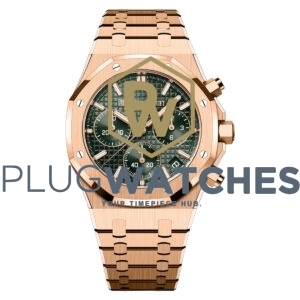 AUDEMARS PIQUET 26240OR.OO.1320OR.08 GREEN DIAL LUXURY TIMEPIECE