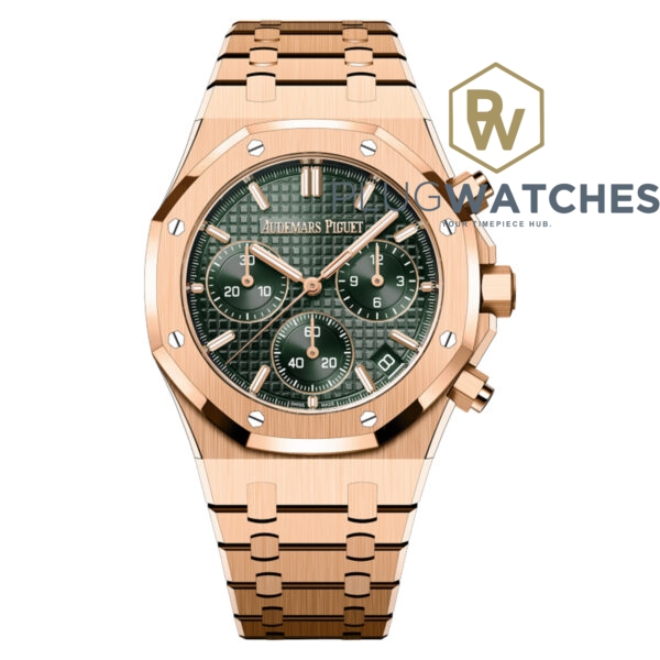 AUDEMARS PIQUET 26240OR.OO.1320OR.08 GREEN DIAL LUXURY TIMEPIECE
