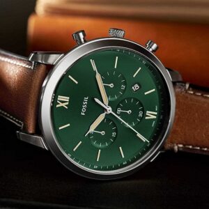 FOSSIL NEUTRA CHRONOS TAN ECO LEATHER