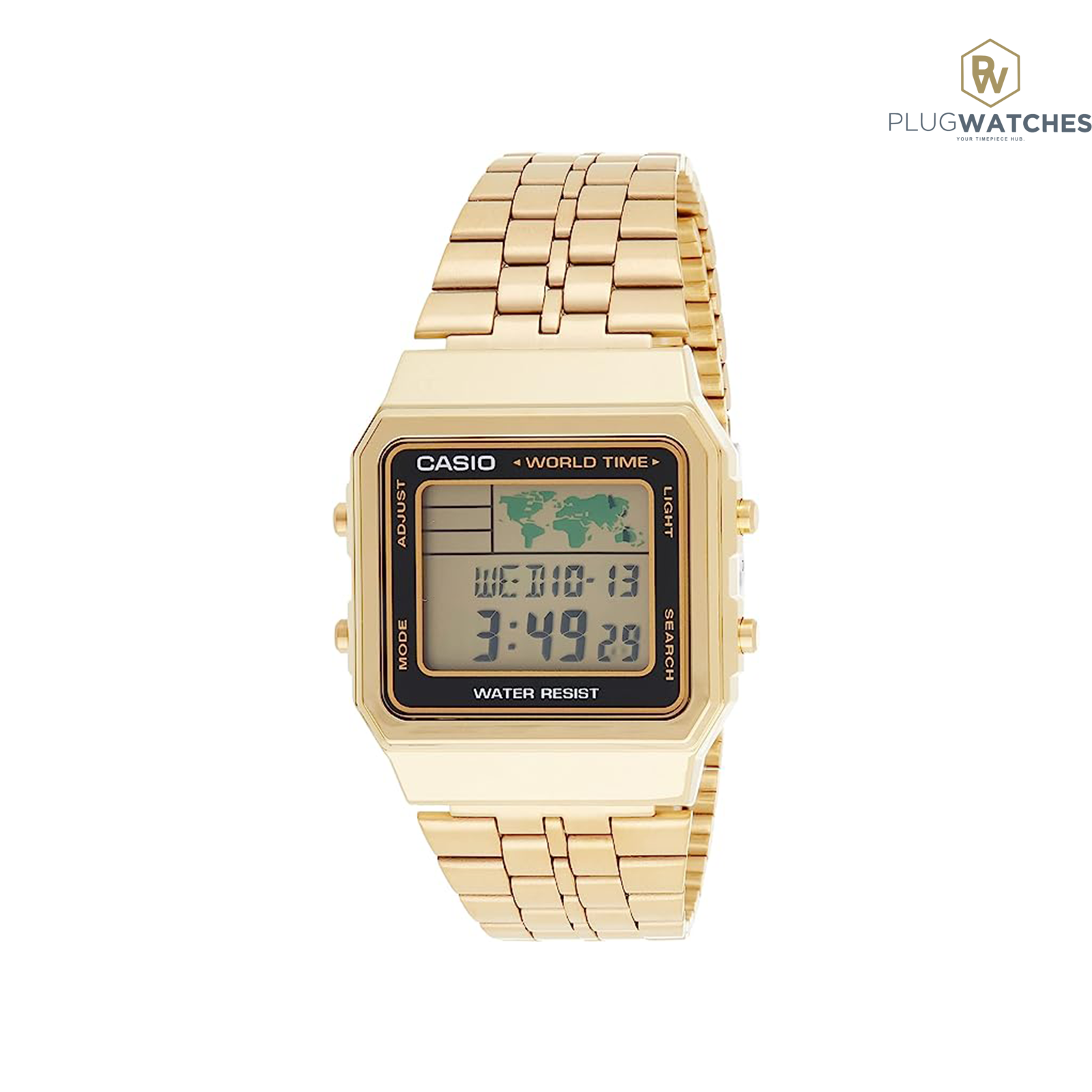 CASIO DIGITAL WORLD TIME A500WGA-1DF