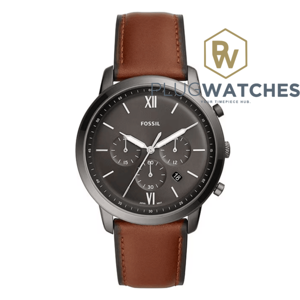 FOSSIL NEUTRA  CHRONOS AMBER LEATHER FS5512