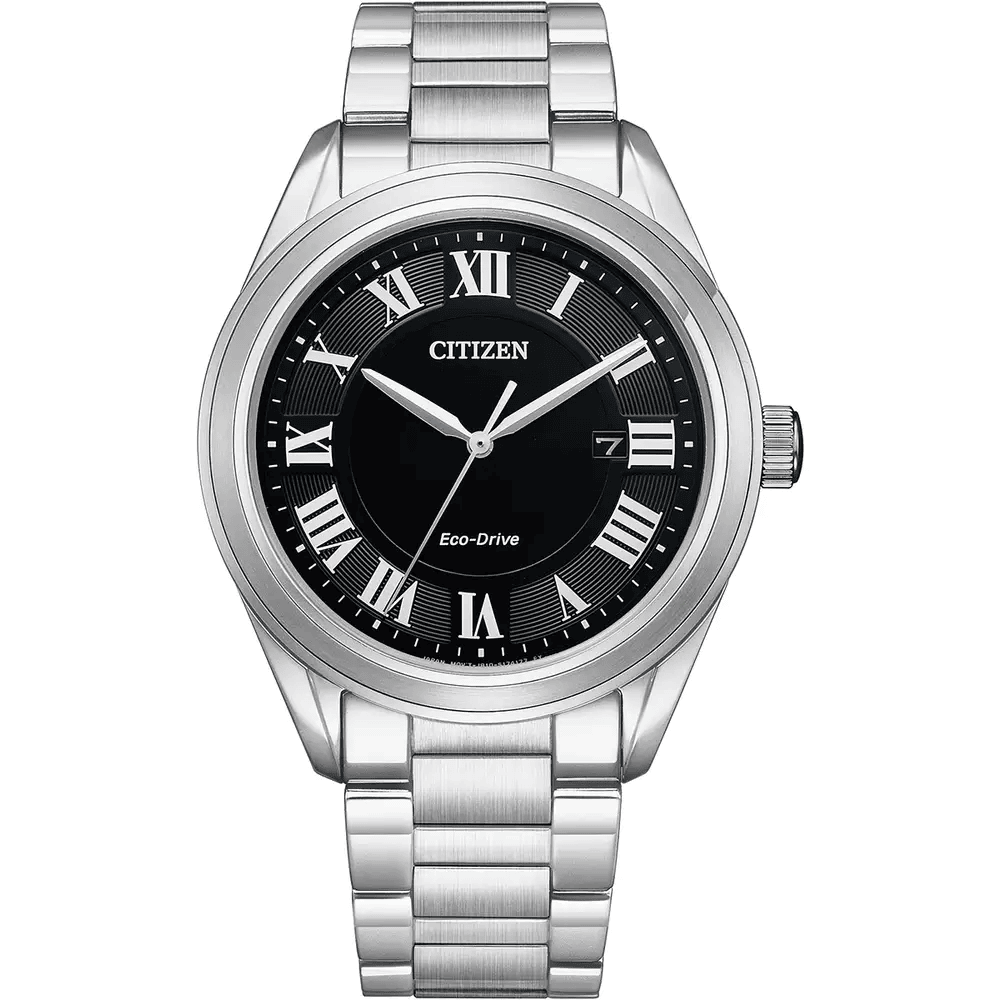 CITIZEN AREZZO BLACK DIAL ECO-DRIVE AW1690-51E