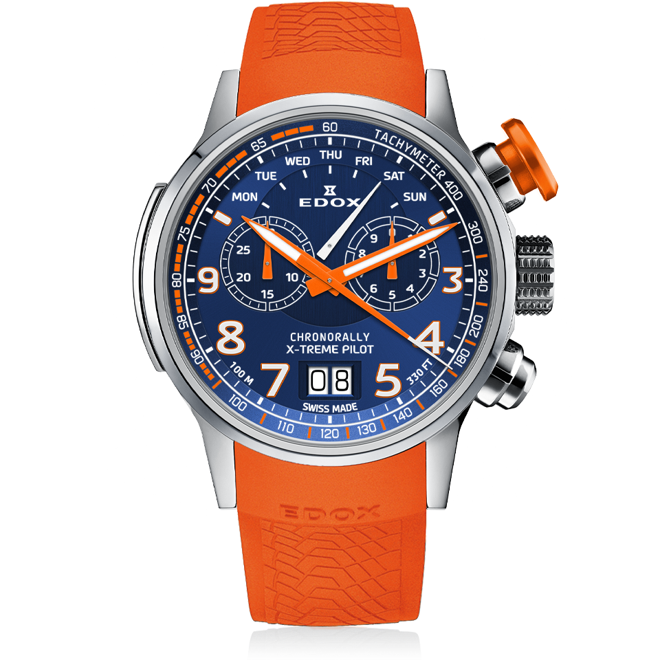 EDOX-CHRONORALLY X-TREME PILOT CHRONOGRAPH 38001-TINOCA-BUO3