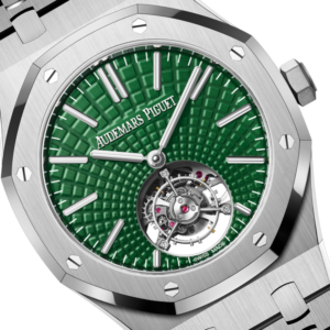 AUDEMARS PIQUET ROYAL OAK ‘FLYING TOURBILLION’ GREEN DIAL 26534TI.OO.1220TI.01