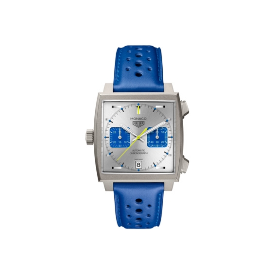 TAG HEUER MONACO LIMITED EDITION CHRONOGRAPH FRENCH RACING BLUE CAW218C.FC6548