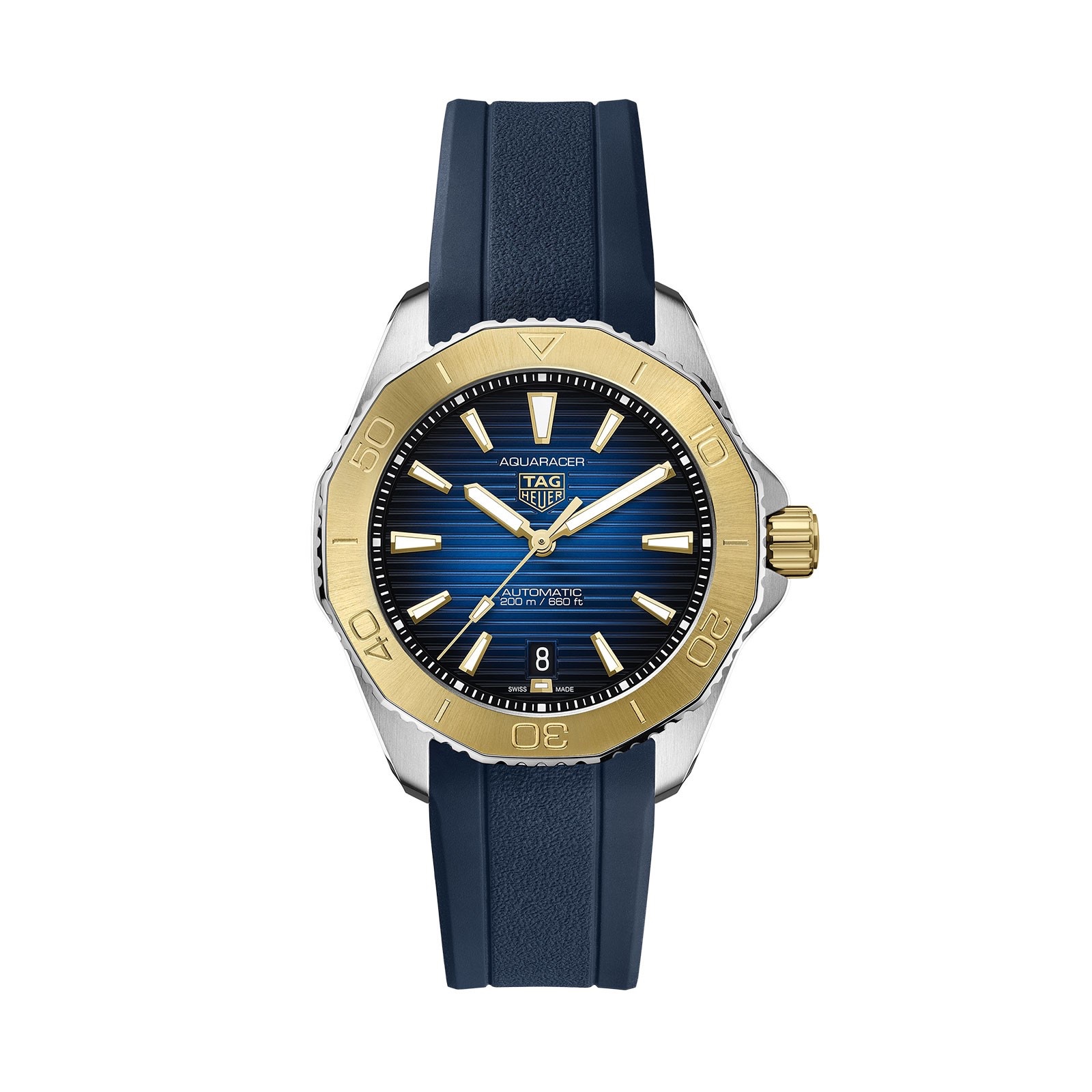 TAG HEUER AQUARACER PROFESSIONAL 200 CALIBRE 5 40MM MENS WATCH WBP2150.FT6210