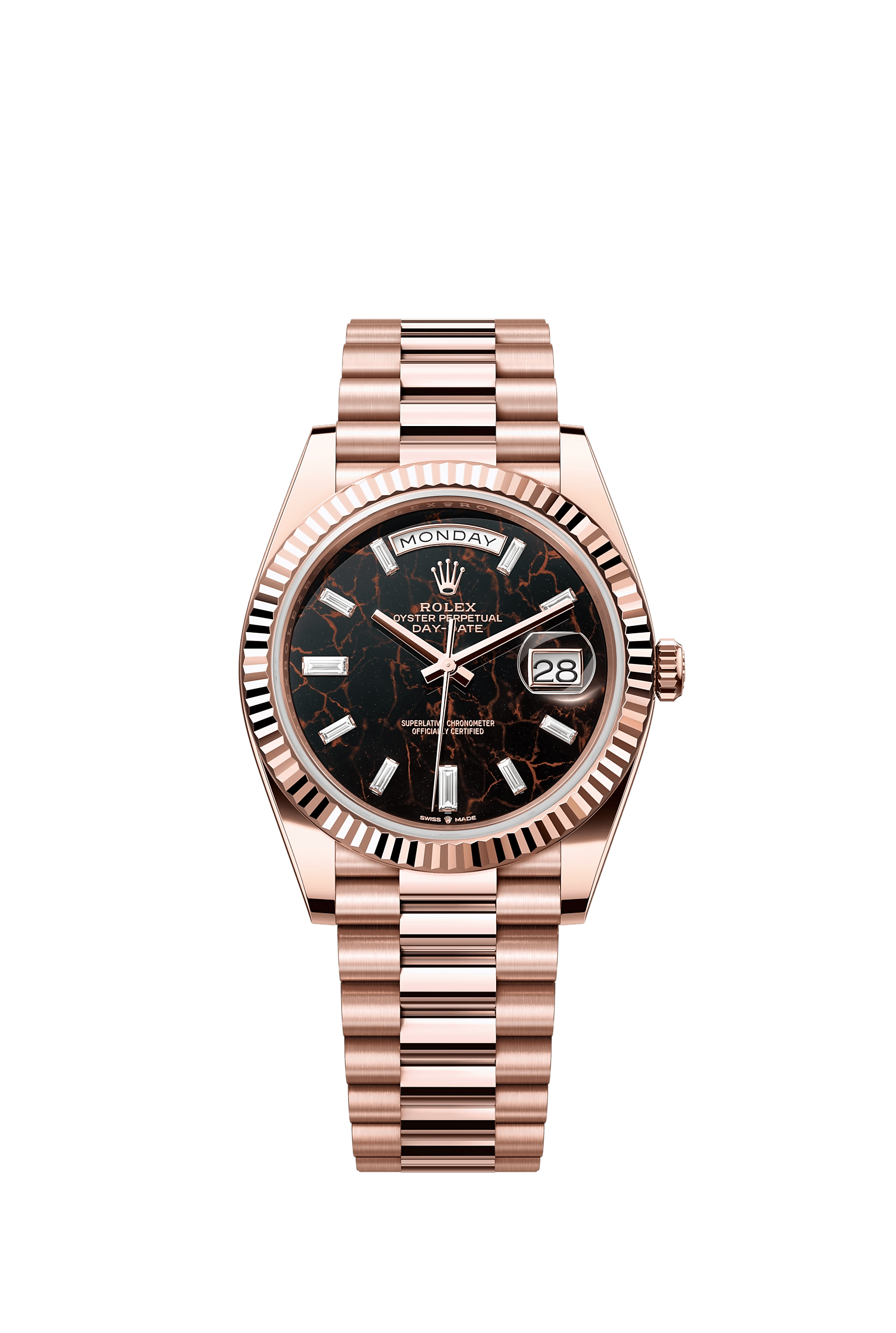 ROLEX DAY-DATE 40 EVEROSE GOLD 228235-0045