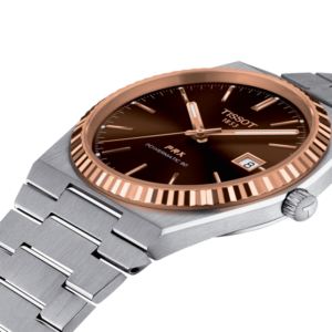 TISSOT PRX POWERMATIC 80 STEEL & 18K GOLD BEZEL T931.407.41.291.00
