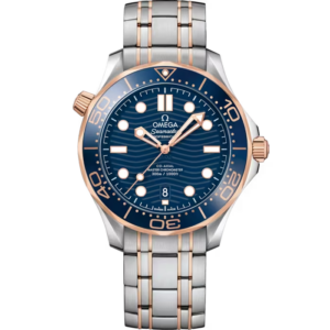 OMEGA SEAMASTER DIVER 300M steel ‑ Sedna™ gold on steel ‑ Sedna™ gold 210.20.42.20.03.002