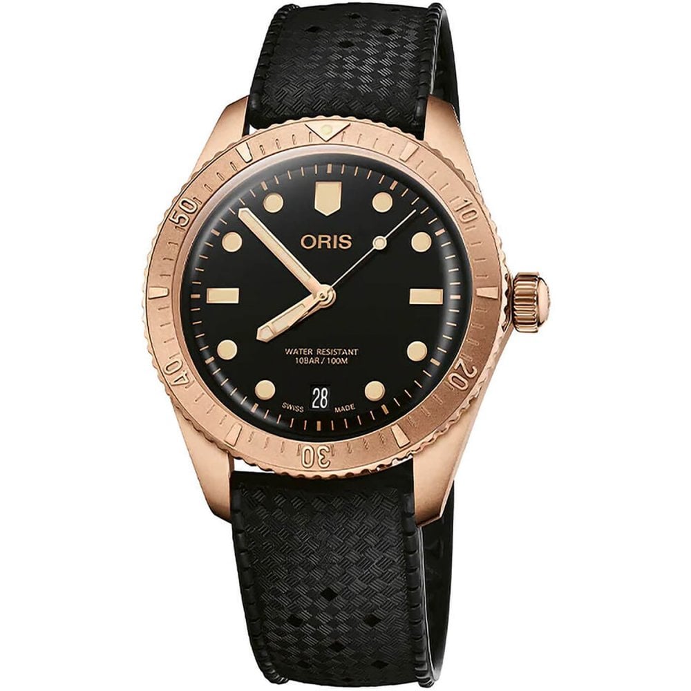 Oris men's divers watch hot sale