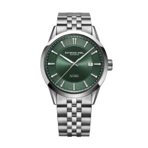 RAYMOND WEIL Freelancer Stainless Steel Green Automatic Men’s Watch 2731-ST-52001
