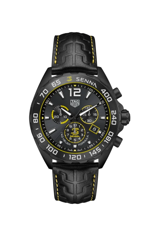 TAG Heuer Formula 1 Chronograph x Senna Special Edition | Ref. CAZ101AJ.FC6487 – 43mm Black Dial