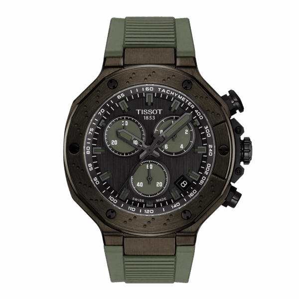 Tissot T-Race Chronograph Quartz T141.417.37.061.02 – 45mm Black Dial Motorcycle-Inspired Watch