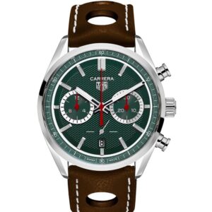 Tag Heuer Carrera Chronograph x Festival of Speed in British Racing Green CBN2010-NS