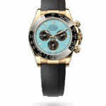 Rolex Cosmograph Daytona 40mm – Yellow Gold with Black Oysterflex Strap | Ref. M126518LN-0014