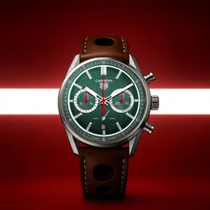 Tag Heuer Carrera Chronograph x Festival of Speed in British Racing Green CBN2010-NS